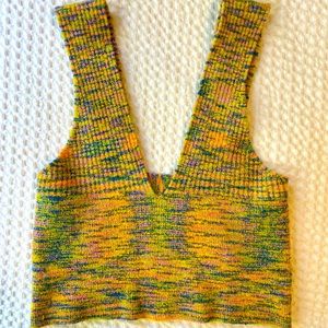 Urban Outfitters cool psychedelic pattern top 🌈